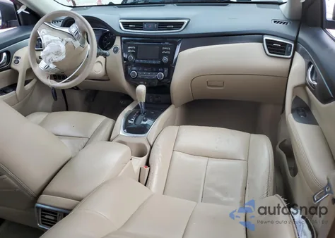 2015 Nissan Rogue S из США, поврежденный, VIN KNMAT2MT3FP565354